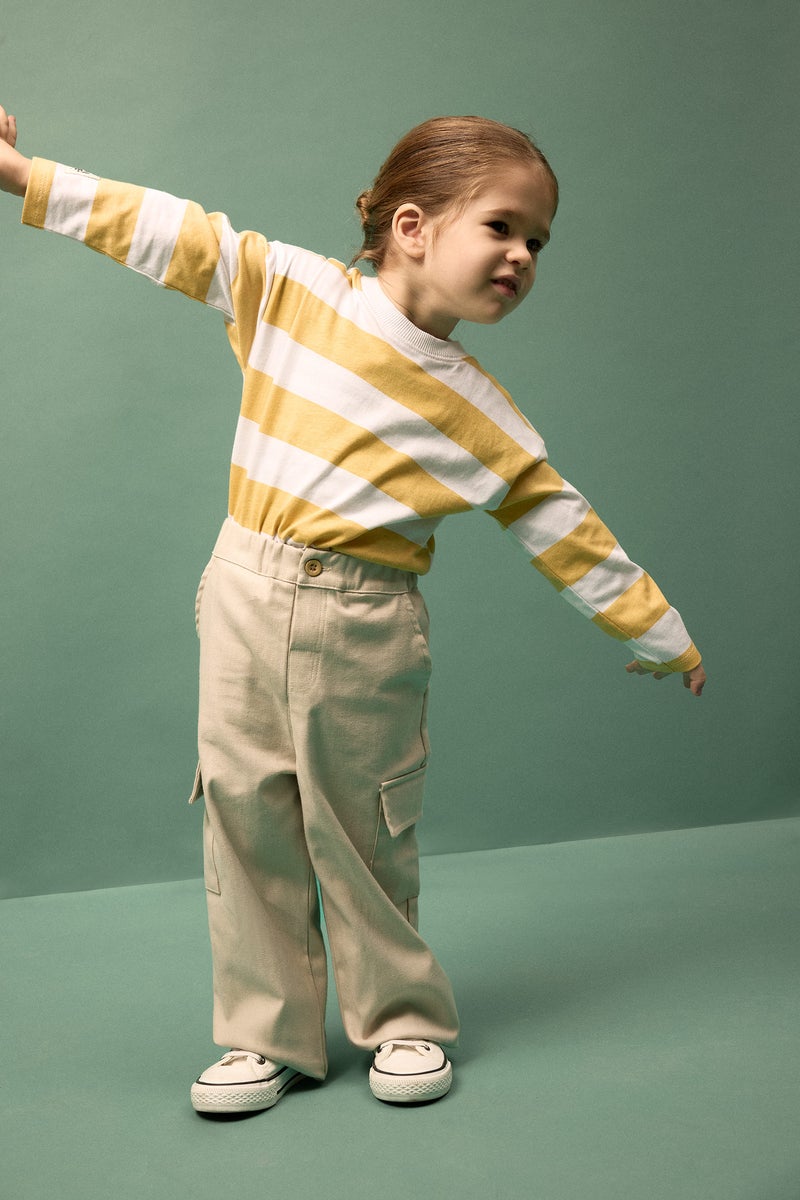 ديفاكتو تيشيرت أولادي مخطط كم طويل للرضع - Image 2